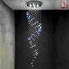 Đèn chùm led thả thông tầng hình bướm pha lê cao cấp sl1005