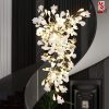 Đèn chùm thả thông tầng hình cánh hoa cao cấp sl1044