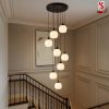 Đèn chùm thả thông tầng hình cầu cao cấp sl1016