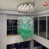 Đèn chùm thả thông tầng hình đá pha lê nhiều màu cao cấp sl1040