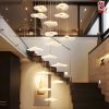 Đèn chùm thả thông tầng hình lá sen cao cấp sl1014