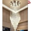 Đèn chùm thả thông tầng hình thác nước pha lê cao cấp sl1045
