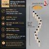 Đèn chùm thả thông tầng hình thanh trụ cao cấp sl1028