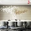 Đèn chùm thả thông tầng nghệ thuật hình đám mây cao cấp TT1010