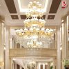 Đèn chùm thả thông tầng pha lê 5 tầng cao cấp sl1053