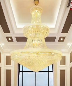 Đèn chùm thả thông tầng pha lê hoàng gia 4 tầng cao cấp tt1002