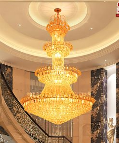 Đèn chùm thả thông tầng pha lê hoàng gia cao cấp TT1009