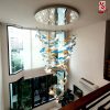 Đèn chùm thả trần pha lê nghệ thuật hình đàn cá cao cấp sl1032