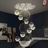 Đèn chùm thông tầng thác nước pha lê cao cấp sl1020