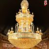 Đèn chùm thả thông tầng pha lê hoàng gia cao cấp TT1018