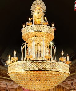 Đèn chùm thả thông tầng pha lê hoàng gia cao cấp TT1018